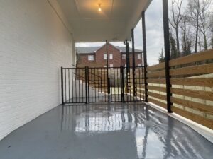 Aluminum fence Installation