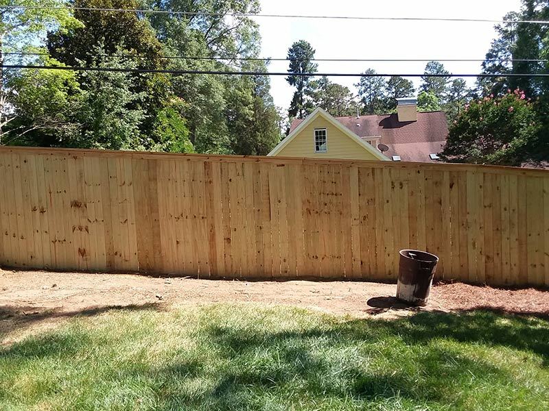 wooden fence