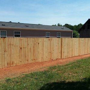 wooden fence